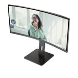 AOC CU34P3CV computer monitor 86.4 cm (34") 3440 x 1440 pixels UltraWide Quad HD LED Black