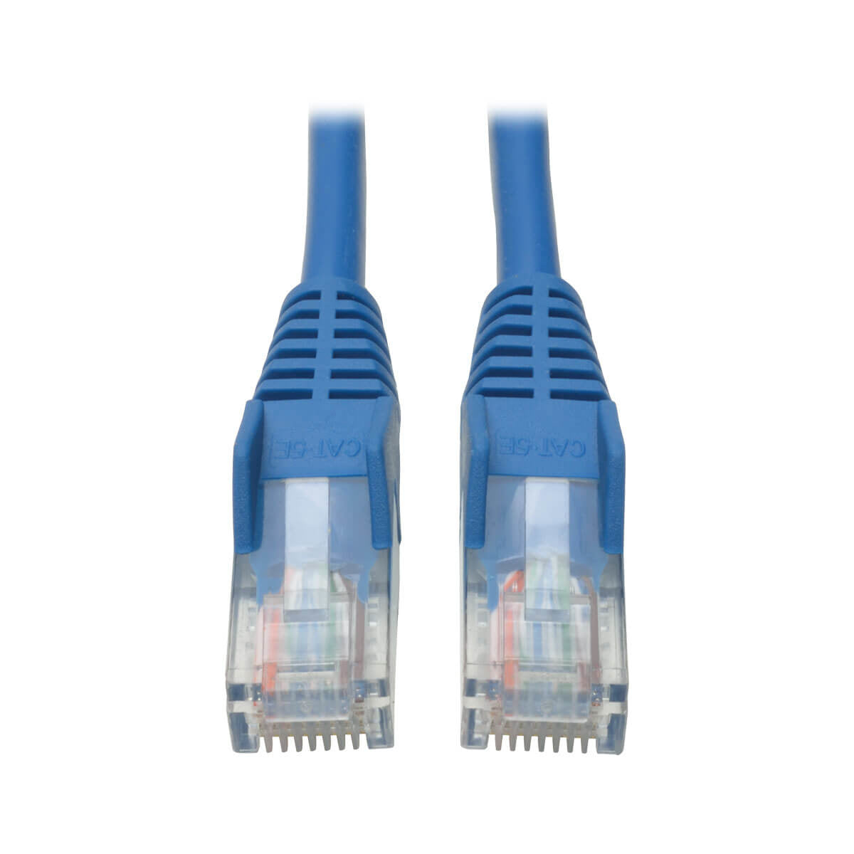 Tripp Lite N001-001-BL Cat5e 350 MHz Snagless Molded (UTP) Ethernet Cable (RJ45 M/M), PoE - Blue, 1 ft. (0.31 m)