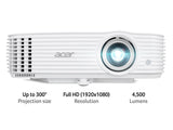 Acer Essential P1557Ki DLP 1080p 4500 Lm 10000 1 EMEA 2.9 EURO UK Power EMEA