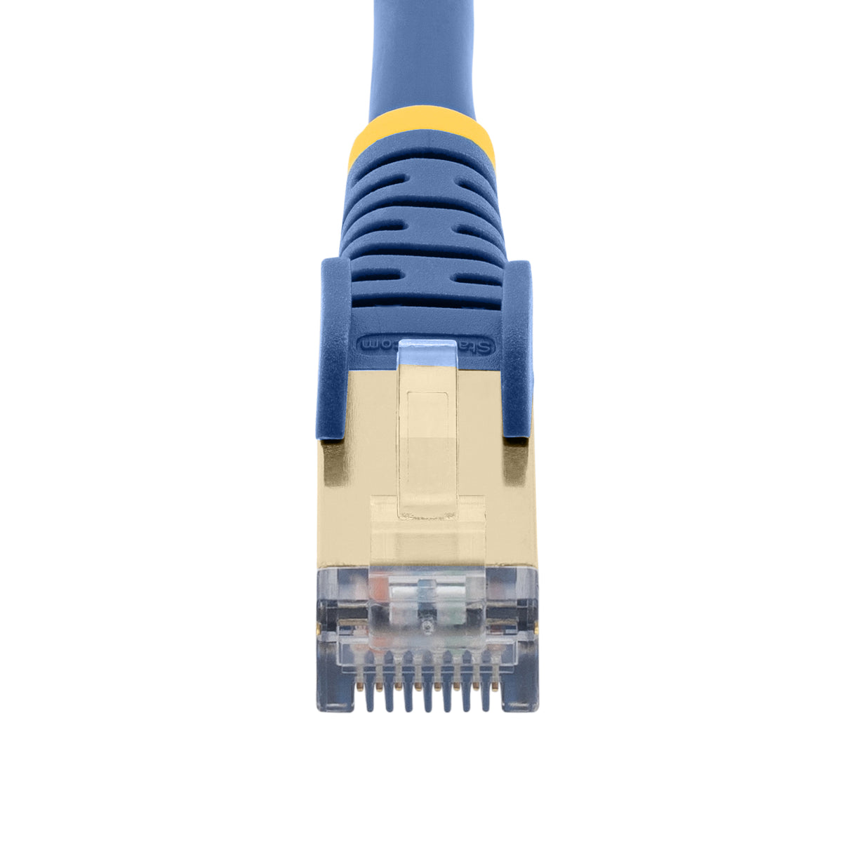 StarTech.com 1m CAT6a Ethernet Cable - 10 Gigabit Shielded Snagless RJ45 100W PoE Patch Cord - 10GbE STP Network Cable w/Strain Relief - Blue Fluke Tested/Wiring is UL Certified/TIA