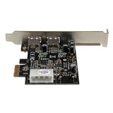 StarTech.com 2 Port PCI Express (PCIe) SuperSpeed USB 3.0 Card Adapter with UASP - LP4 Power