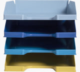 Exacompta 113202SETD desk tray/organizer Plastic Assorted colours