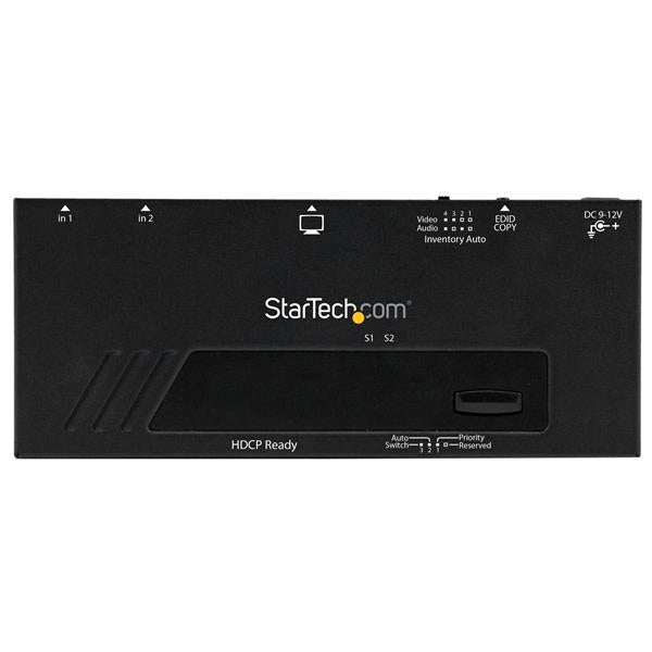 StarTech.com 2 Port HDMI Switch w/ Automatic and Priority Switching - 1080p