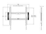 Multibrackets M Universal Wallmount Fixed Medium Black