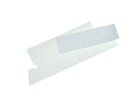 Rexel Crystalfile Flexible Tabs Clear (50)