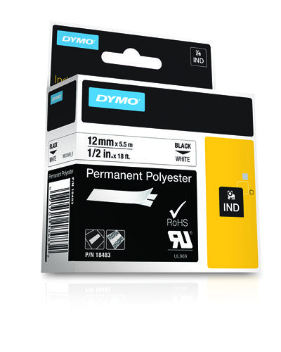 DYMO IND Permanent Polyester