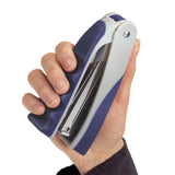 Rexel Centor Half Strip Stapler Silver/Blue