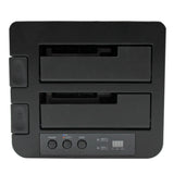 StarTech.com Dual Bay Hard Drive Duplicator, Standalone USB 3.0 (5 Gbps) / eSATA to 2.5/3.5" SATA III HDD/SSD Cloner/Copier, Hard Drive Docking Station, Hard Disk Cloner