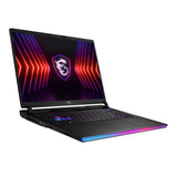 MSI Gaming Raider GE68 HX 14VGG-249UK Intel® Core™ i9 i9-14900HX Laptop 40.6 cm (16") Quad HD+ 32 GB DDR5-SDRAM 1 TB SSD NVIDIA GeForce RTX 4070 Wi-Fi 7 (802.11be) Windows 11 Home Black