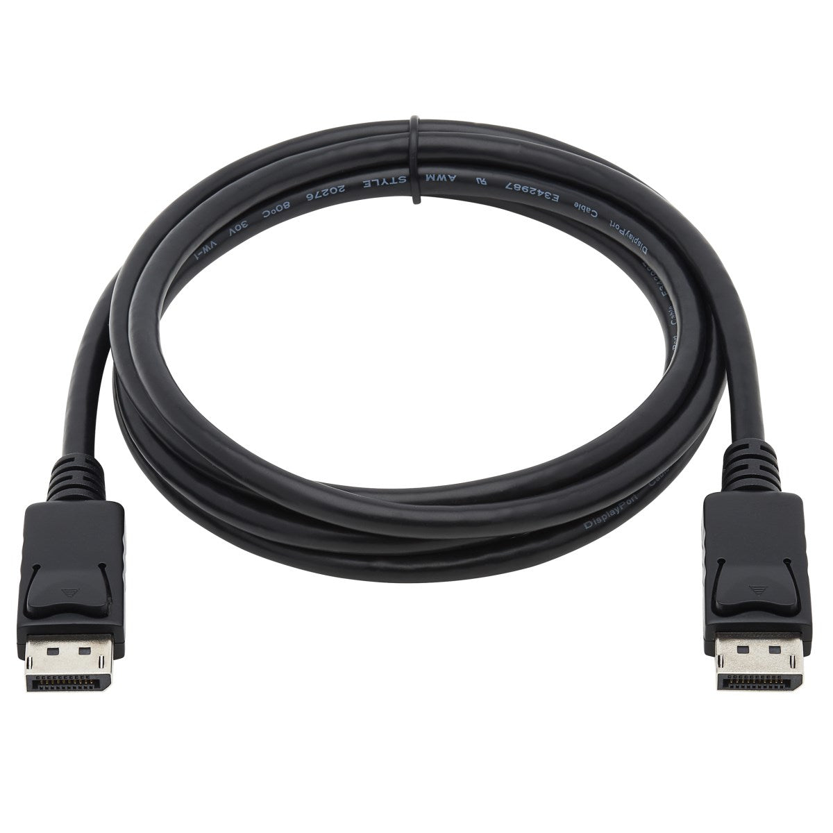 Tripp Lite P580-006 DisplayPort Cable with Latching Connectors, 4K 60 Hz (M/M), Black, 6 ft. (1.83 m)