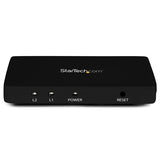 StarTech.com 4K HDMI 2-Port Video Splitter – 1x2 HDMI Splitter w/ Solid Aluminum Housing – 4K 30Hz