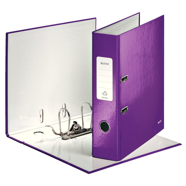 Leitz 180° WOW ring binder A4 Purple