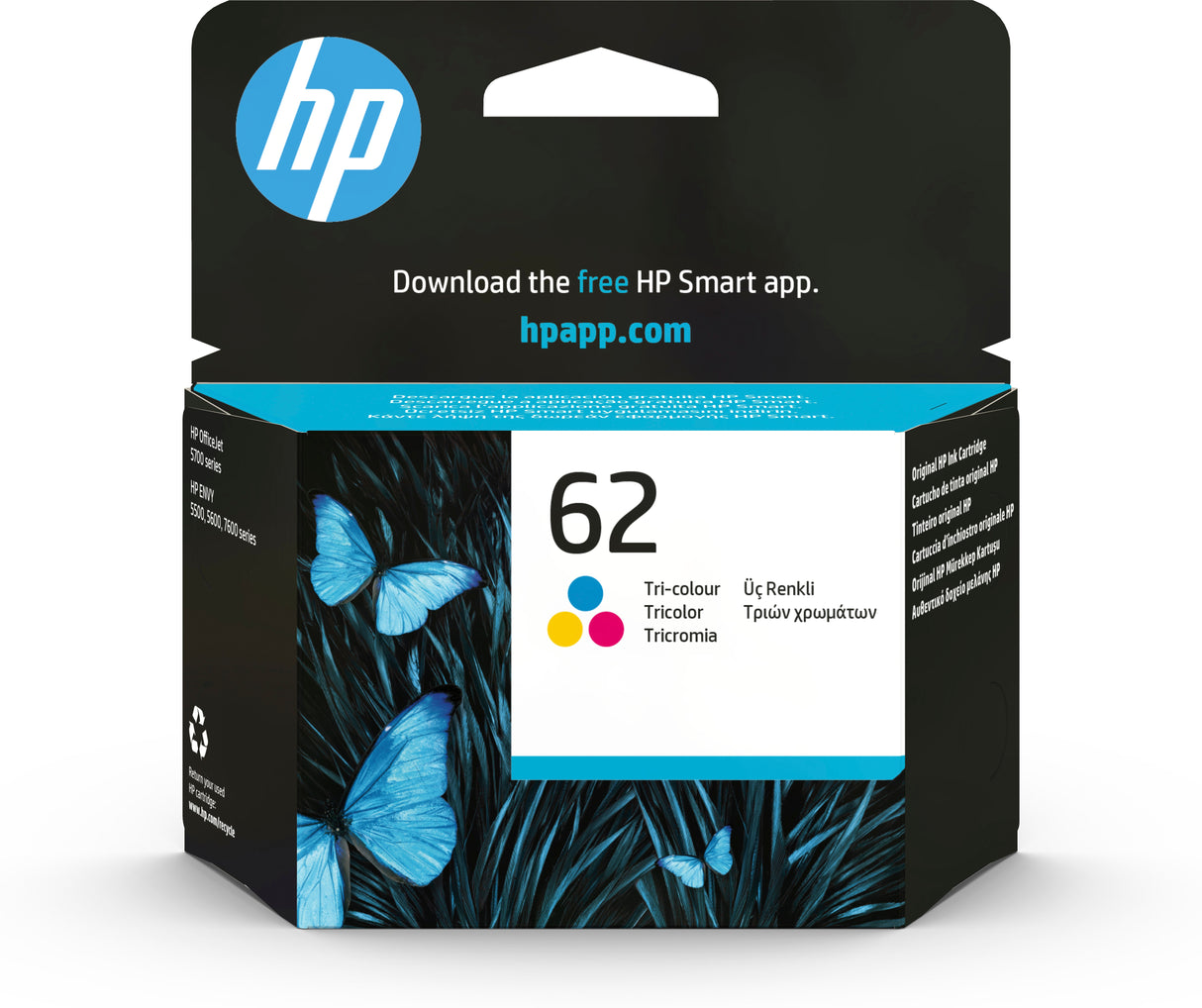 HP C2P06AE/62 Printhead cartridge color, 165 pages ISO/IEC 24711 4,5ml for HP Envy 5640/OJ 250 mobile