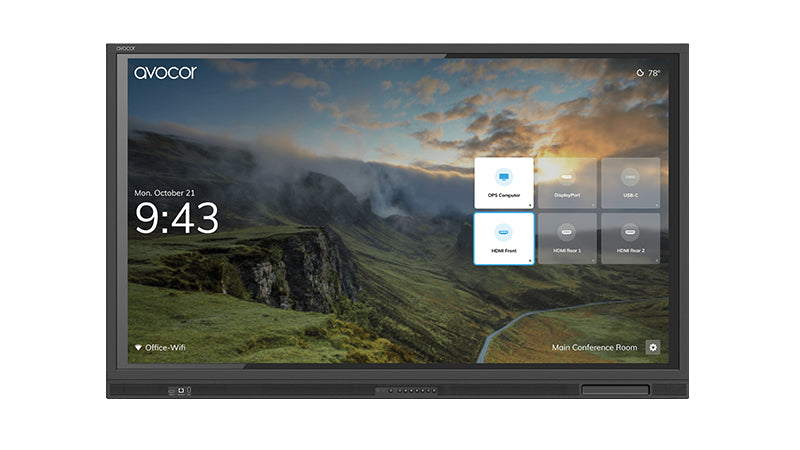 Avocor E series E-40 Series 86" 4K IR LED Interactive Display