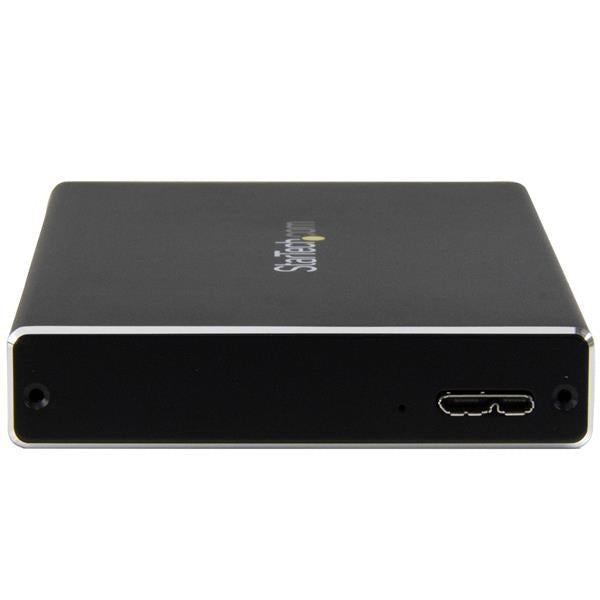 StarTech.com USB 3.0 Universal 2.5in SATA III or IDE Hard Drive Enclosure with UASP - Portable External SSD / HDD