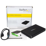 StarTech.com USB 3.0 Universal 2.5in SATA III or IDE Hard Drive Enclosure with UASP - Portable External SSD / HDD