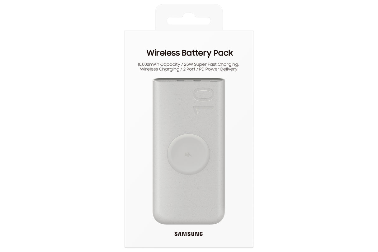 Samsung EB-U2510XUEGEU power bank 10000 mAh Wireless charging Beige