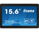 iiyama ProLite TF1633MSC-B1 computer monitor 39.6 cm (15.6") 1920 x 1080 pixels Full HD Touchscreen Black