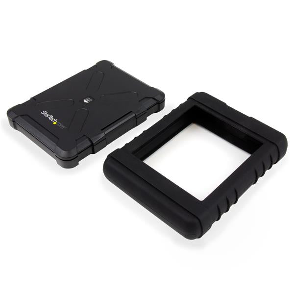 StarTech.com Rugged Hard Drive Enclosure - USB 3.0 to 2.5in SATA 6Gbps HDD or SSD - UASP