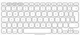 Logitech Keys-To-Go 2 keyboard Universal Bluetooth QWERTY UK English White