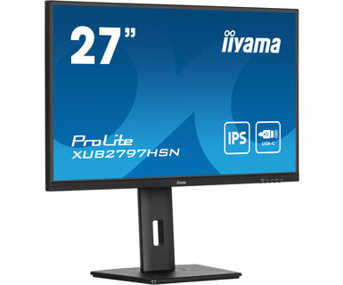 iiyama ProLite XUB2797QSU-B1 computer monitor 61 cm (24") 2560 x 1440 pixels Wide Quad HD LED Black