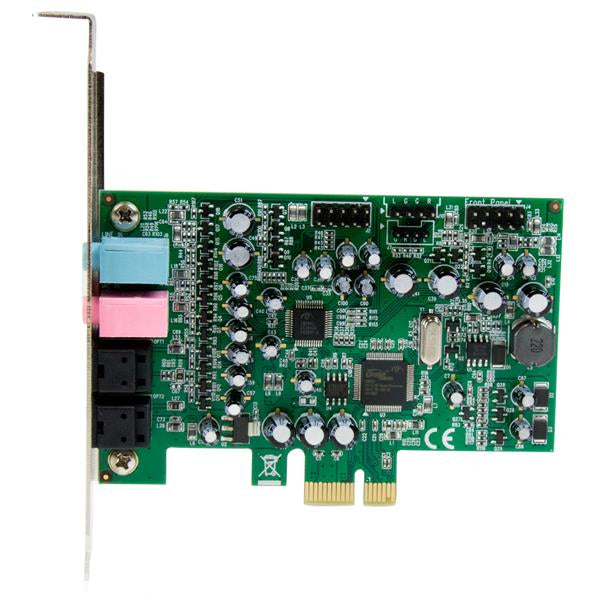 StarTech.com 7.1 Channel Sound Card - PCI Express, 24-bit, 192KHz