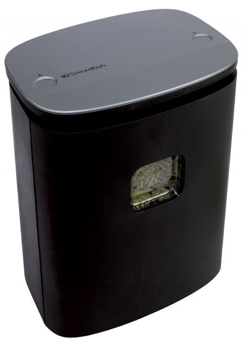 Swordfish 1600XCD paper shredder Cross shredding 66 dB 22.2 cm Black, Grey