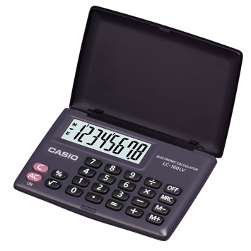 Casio LC-160LV calculator Pocket Basic Black