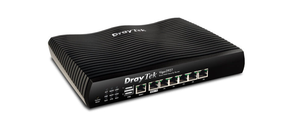 DrayTek Vigor 2927 (UK/IE) wired router Gigabit Ethernet Black