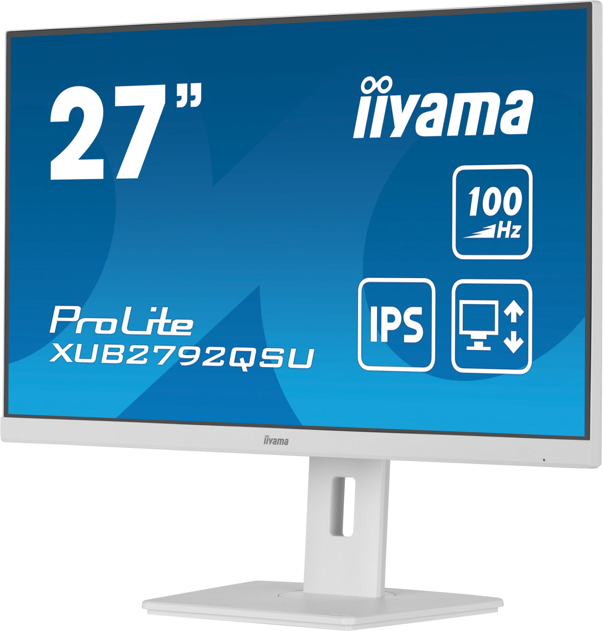 iiyama ProLite XUB2792QSU-W6 computer monitor 68.6 cm (27") 2560 x 1440 pixels Wide Quad HD LED White