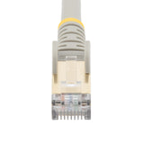 StarTech.com 10m CAT6a Ethernet Cable - 10 Gigabit Shielded Snagless RJ45 100W PoE Patch Cord - 10GbE STP Network Cable w/Strain Relief - Grey Fluke Tested/Wiring is UL Certified/TIA