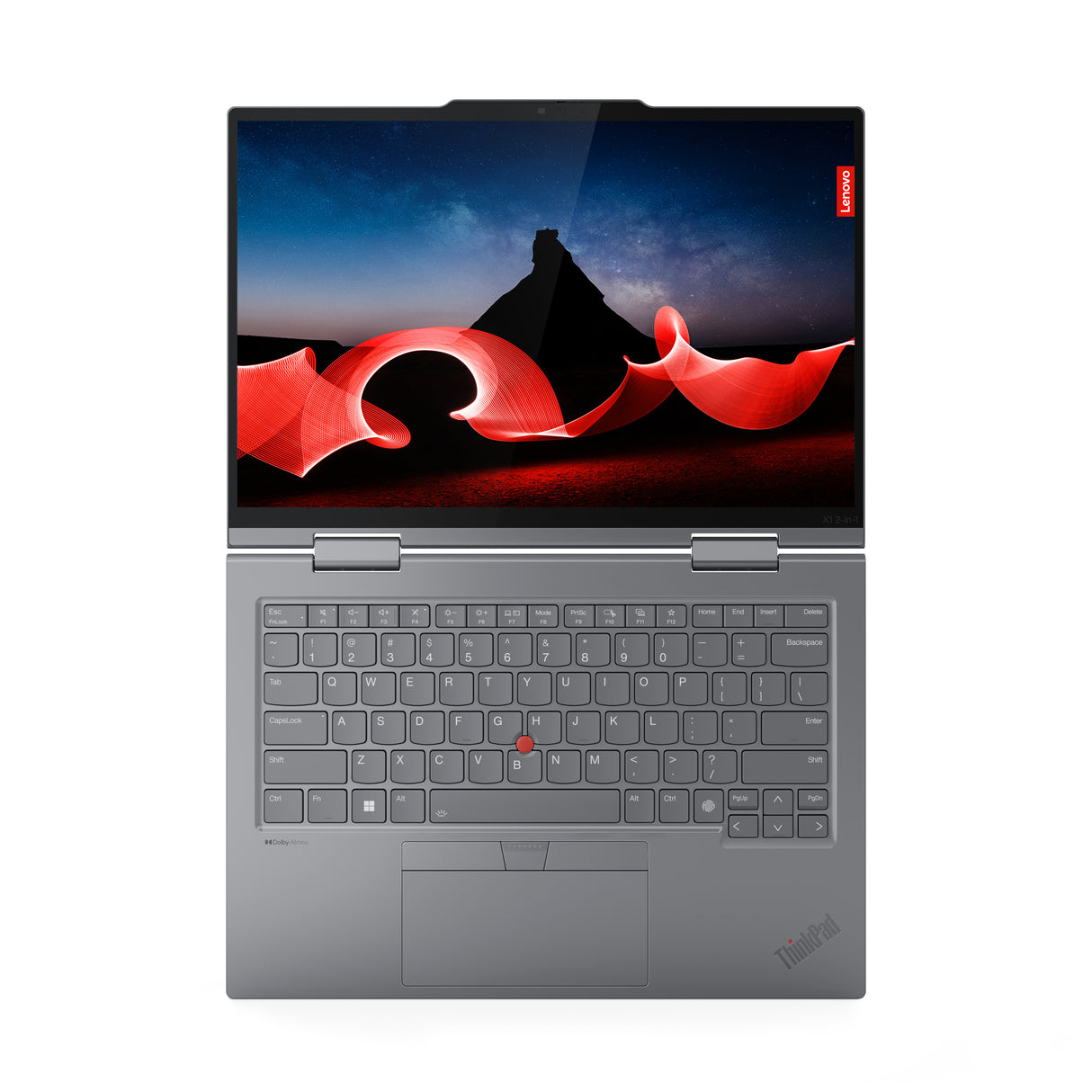 Lenovo ThinkPad X1 2-in-1 Intel Core Ultra 7 155U Hybrid (2-in-1) 35.6 cm (14") Touchscreen WUXGA 16 GB LPDDR5x-SDRAM 512 GB SSD Wi-Fi 6E (802.11ax) Windows 11 Pro Grey