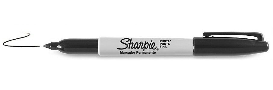 Sharpie Fine Point permanent marker Fine tip Black 12 pc(s)