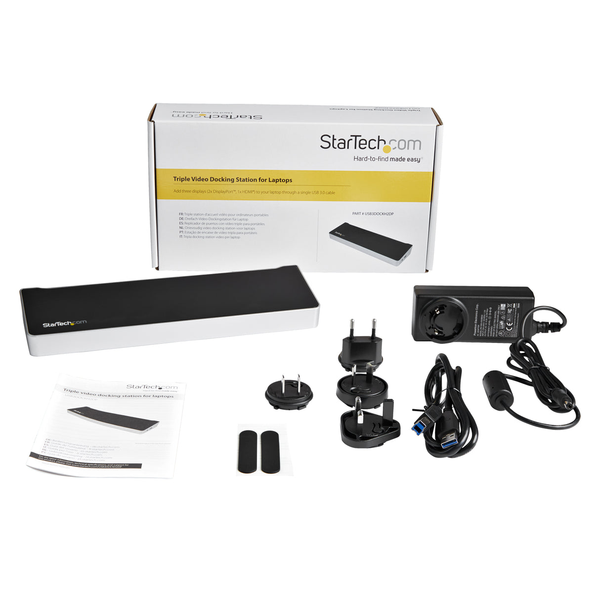 StarTech.com Triple-Monitor USB 3.0 Docking Station - 1x HDMI - 2x DisplayPort