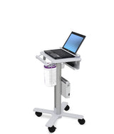 Ergotron StyleView Laptop Cart, SV10 Aluminium, White Multimedia cart