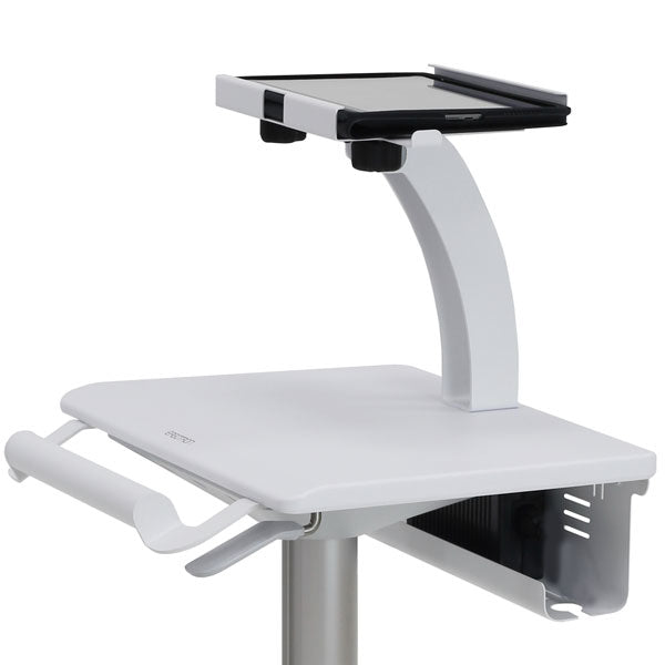 Ergotron StyleView Tablet Cart, SV10 Aluminium, White Multimedia cart