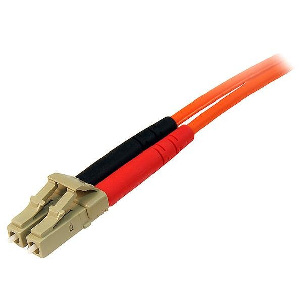 StarTech.com 3m Fiber Optic Cable - Multimode Duplex 50/125 - LSZH Fiber Jumper Cord - LC/LC