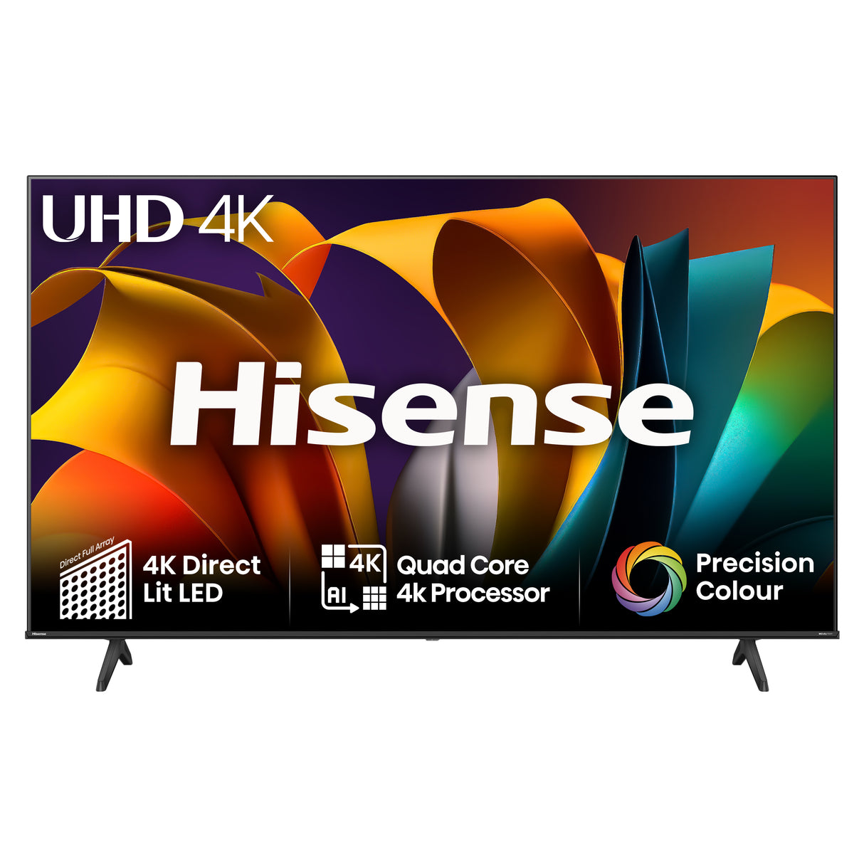 Hisense 65A6NTUK TV 165.1 cm (65") 4K Ultra HD Smart TV Wi-Fi Black 300 cd/m²