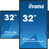 iiyama LH3260HS-B1AG Signage Display Digital A-board 80 cm (31.5") LED Wi-Fi 500 cd/m² Full HD Black Built-in processor Android 11 24/7