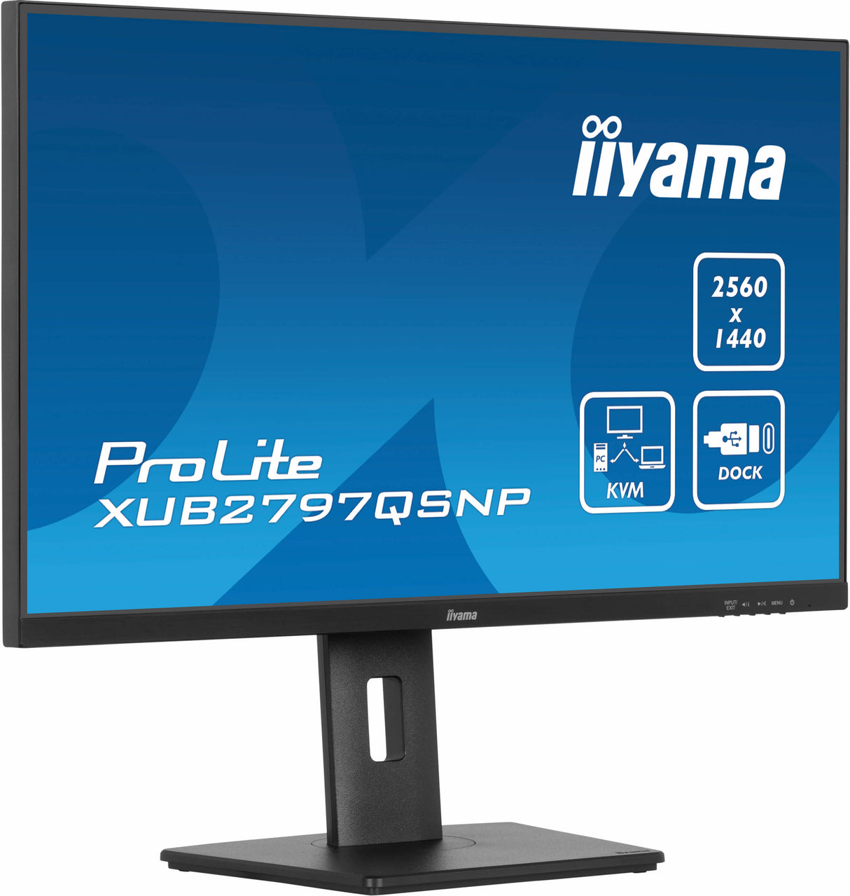 iiyama ProLite XUB2797QSNP-B1 computer monitor 68.6 cm (27") 2560 x 1440 pixels Wide Quad HD LED Black