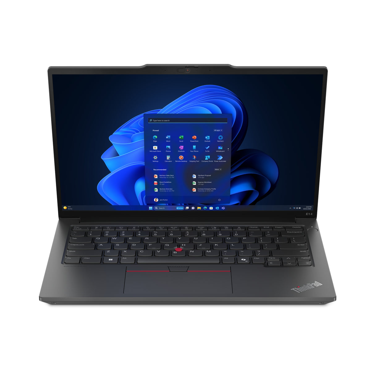 Lenovo ThinkPad E14 Gen 6 (Intel) Intel Core Ultra 5 125U Laptop 35.6 cm (14") WUXGA 16 GB DDR5-SDRAM 256 GB SSD Wi-Fi 6E (802.11ax) Windows 11 Pro Black