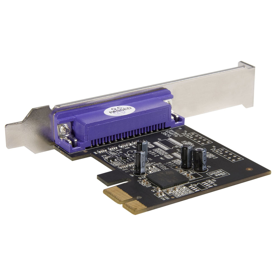 StarTech.com 1-Port Parallel PCIe Card - PCI Express to Parallel DB25 Adapter Card - Desktop Expansion LPT Controller for Printers, Scanners & Plotters - SPP/ECP - Standard/Low Profile