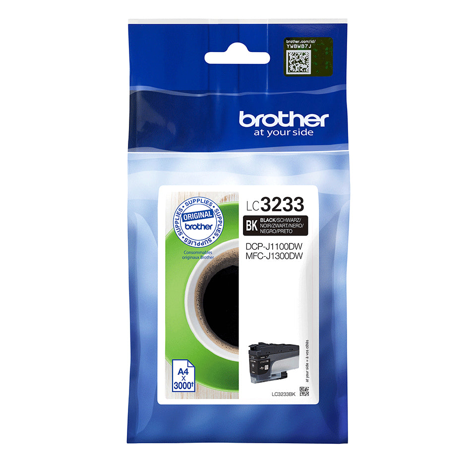 Brother LC-3233BK Ink cartridge black, 3K pages for Brother MFC-J 1300