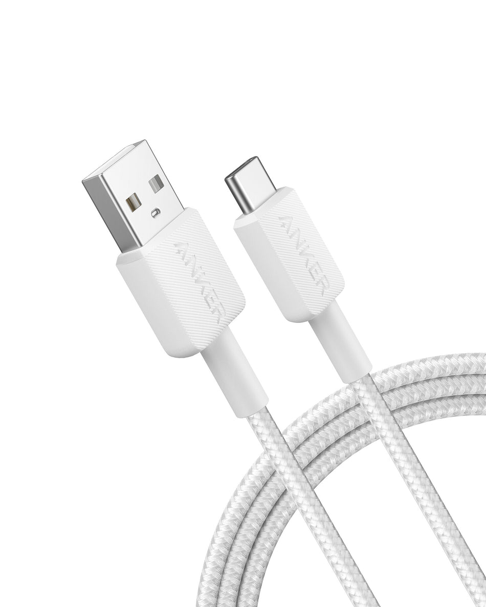 Anker 322 USB cable 1.8 m USB A USB C White