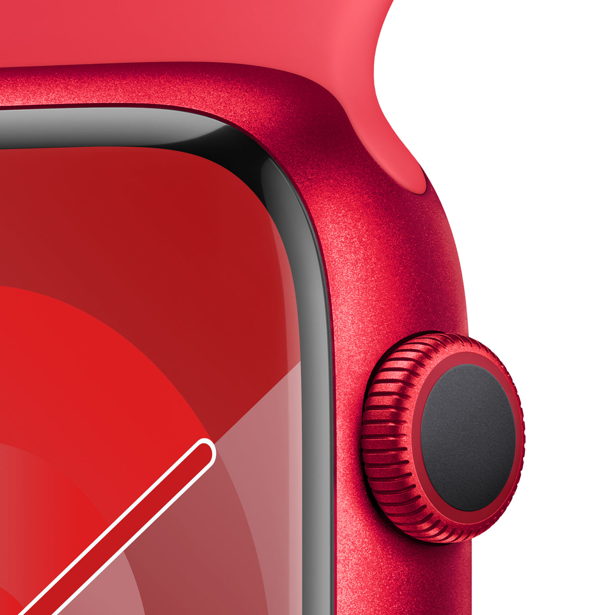 Apple Watch Series 9 GPS 45mm (PRODUCT)RED Aluminium Case w/ (PRODUCT)RED Sport Band - M/L