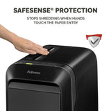 Fellowes LX Series 5050401 paper shredder Micro-cut shredding 65 dB Black