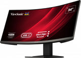 Viewsonic Display VG3419C computer monitor 86.4 cm (34") 3440 x 1440 pixels UltraWide Quad HD LED Black