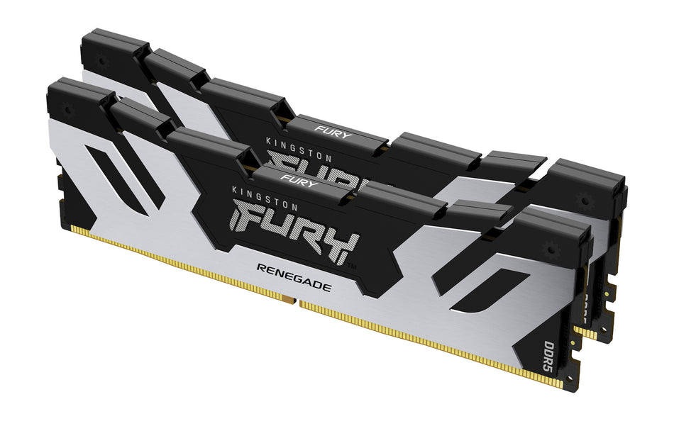 Kingston Technology FURY 32GB 7200MT/s DDR5 CL38 DIMM (Kit of 2) Renegade Silver XMP