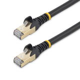 StarTech.com 10m CAT6a Ethernet Cable - 10 Gigabit Shielded Snagless RJ45 100W PoE Patch Cord - 10GbE STP Network Cable w/Strain Relief - Black Fluke Tested/Wiring is UL Certified/TIA