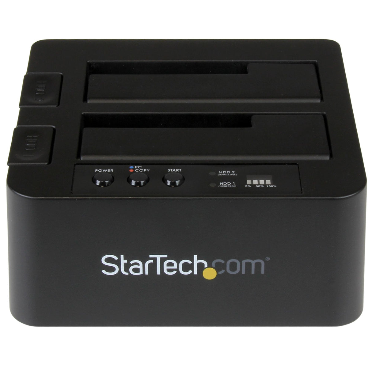 StarTech.com Standalone Hard Drive Duplicator, Dual Bay HDD/SSD Cloner/Copier, USB 3.1 (10Gbps) to SATA III HDD/SSD Docking Station, Hard Disk Duplicator Dock, Hard Drive Cloner